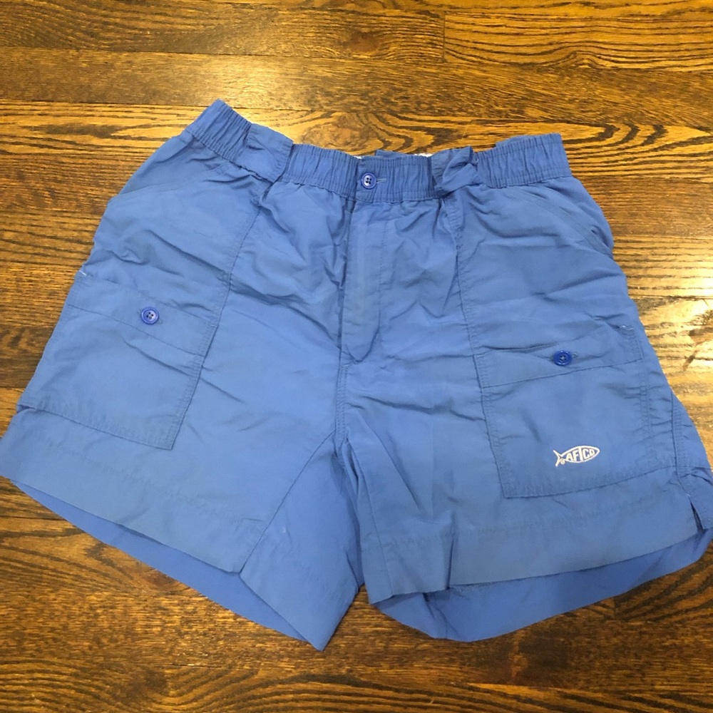 Aftco blue shorts